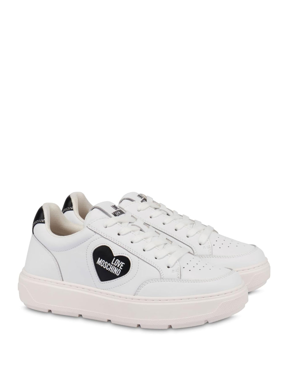 MOSCHINO Sneakers platform Donna - Bianco modello JA15154G1M
