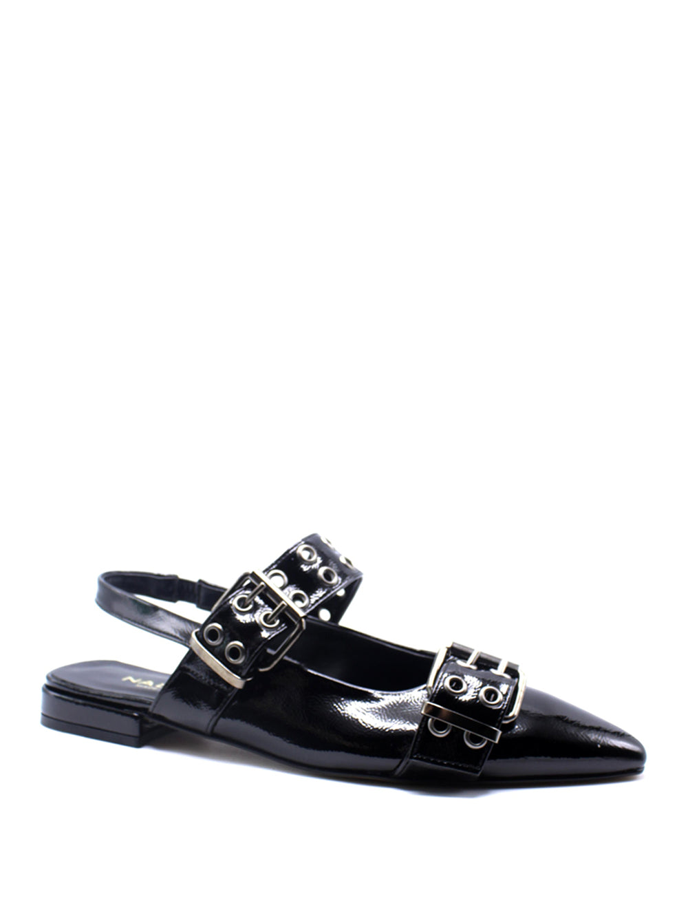 NACREE Ballerine sling back Donna - Nero modello 411A093