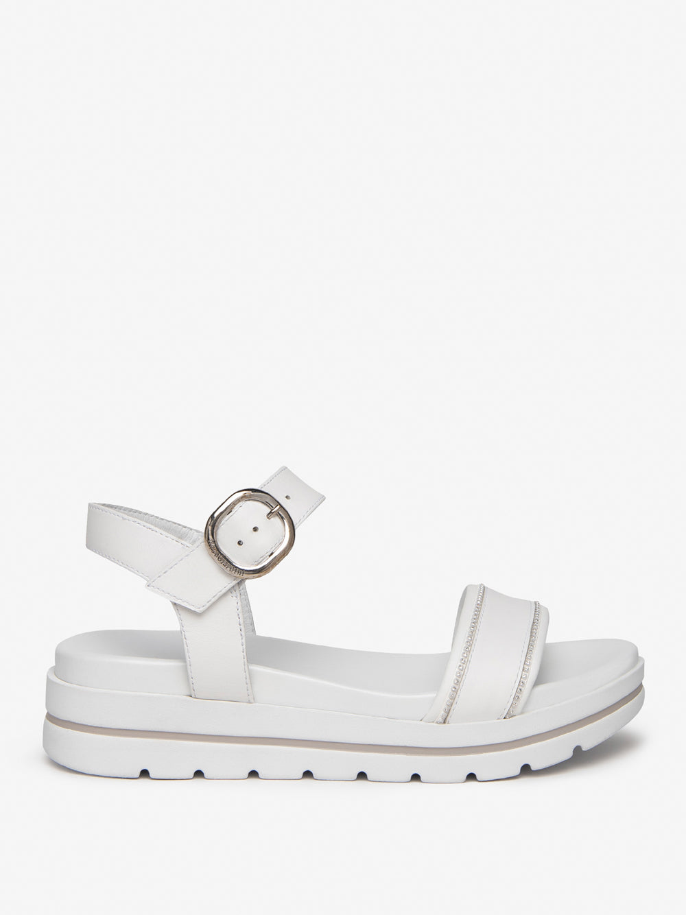NERO GIARDINI Sandali platform Donna - Bianco modello E307812D