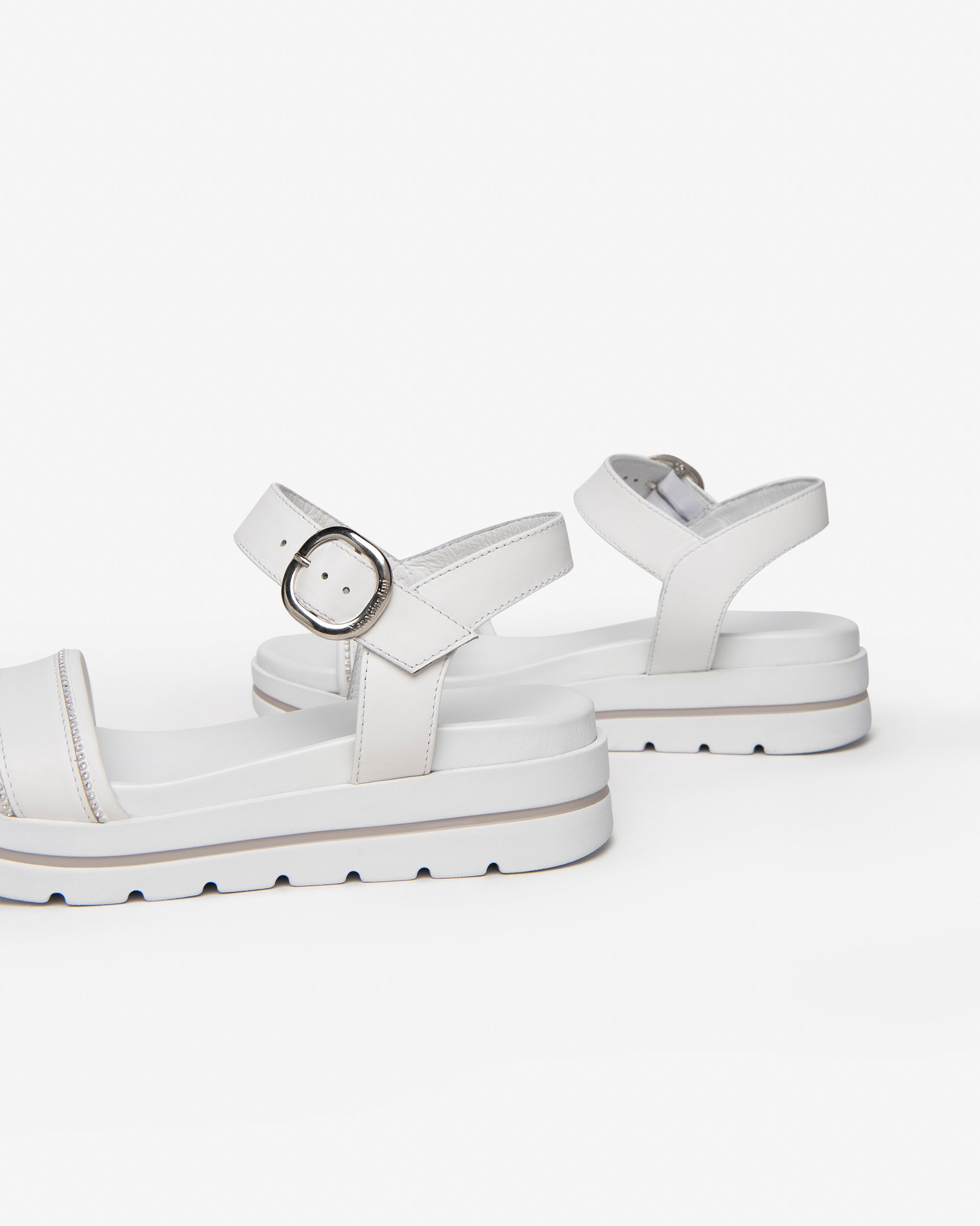 NERO GIARDINI Sandali platform Donna - Bianco modello E307812D