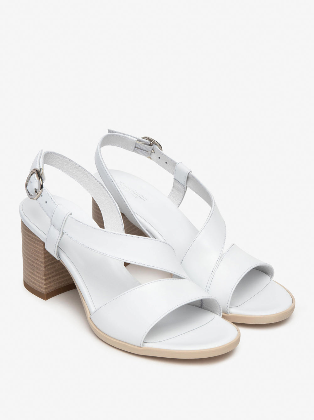 NERO GIARDINI Sandali con tacco Donna - Bianco modello E410440D