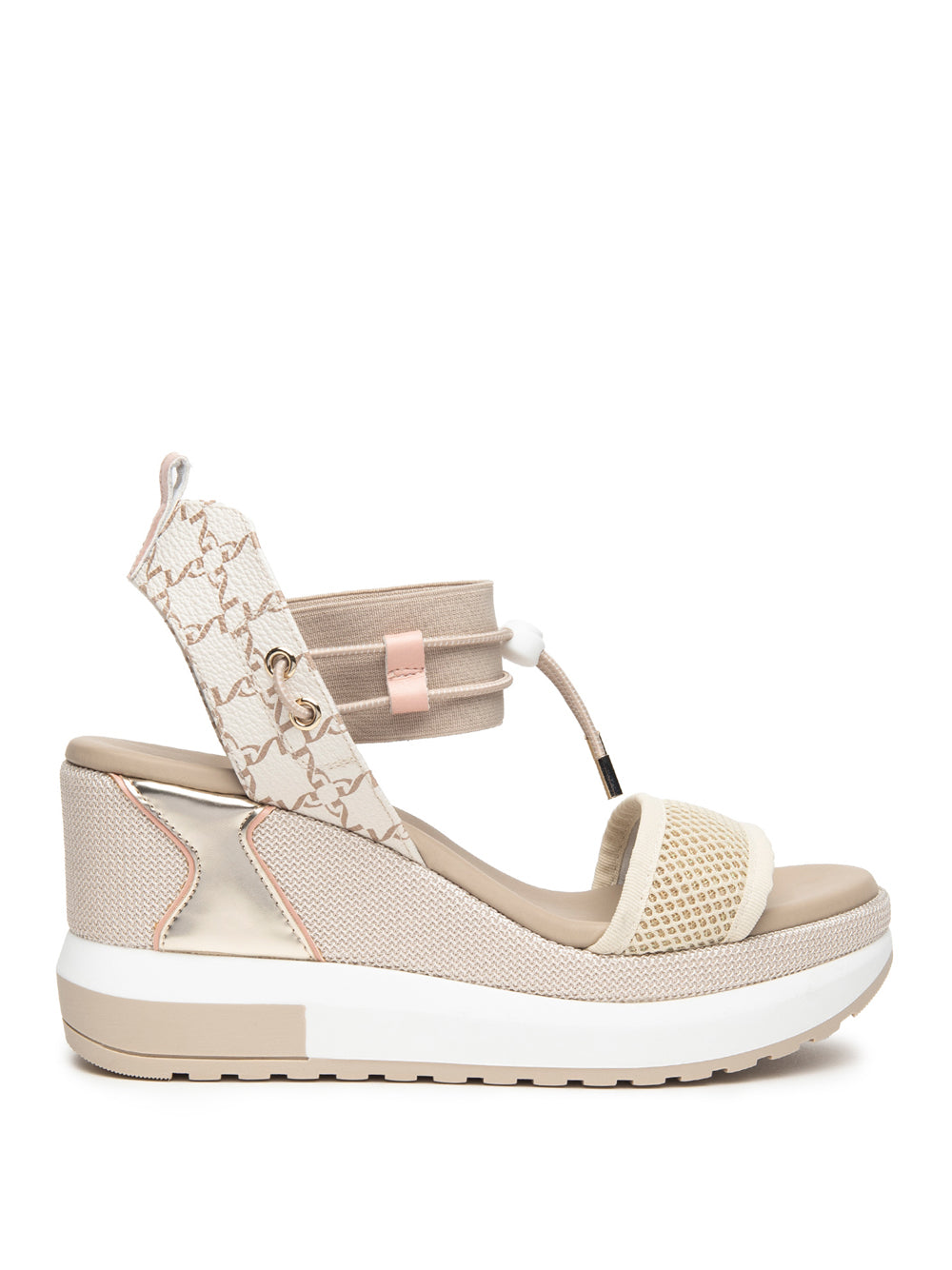 NERO GIARDINI Sandali con zeppa Donna - Bianco modello E410680D