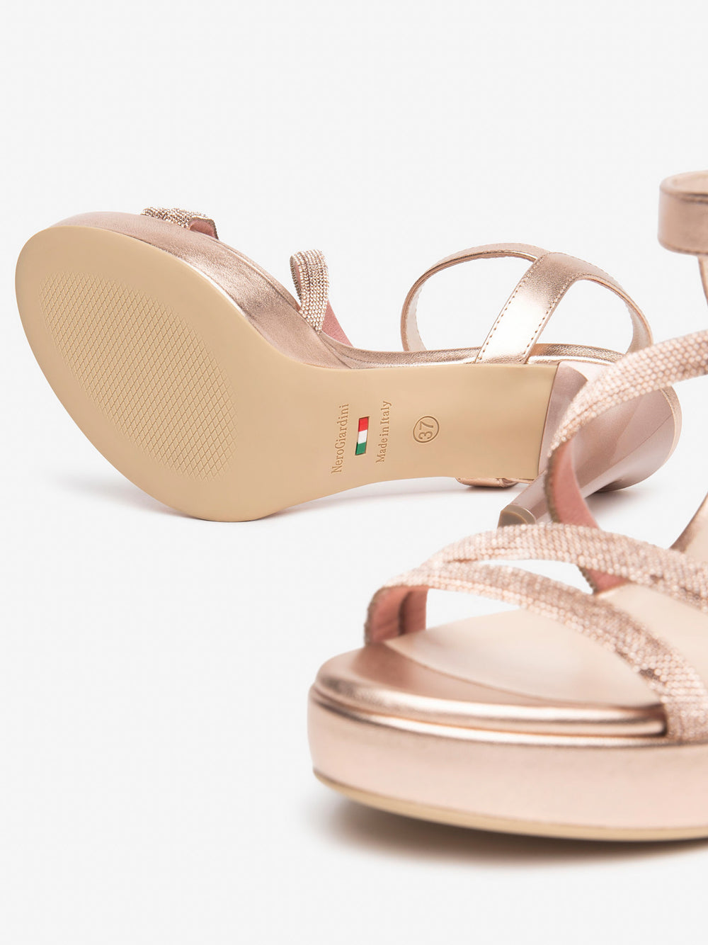 NERO GIARDINI Sandali con plateau Donna - Rosa modello E513150DE