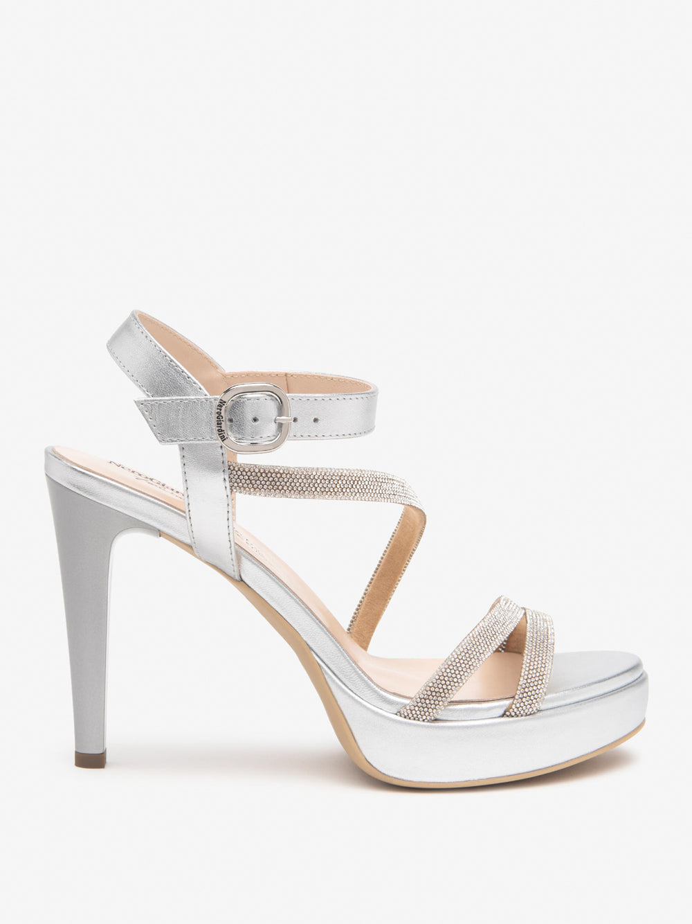 NERO GIARDINI Sandali con plateau Donna - Argento modello E513150DE