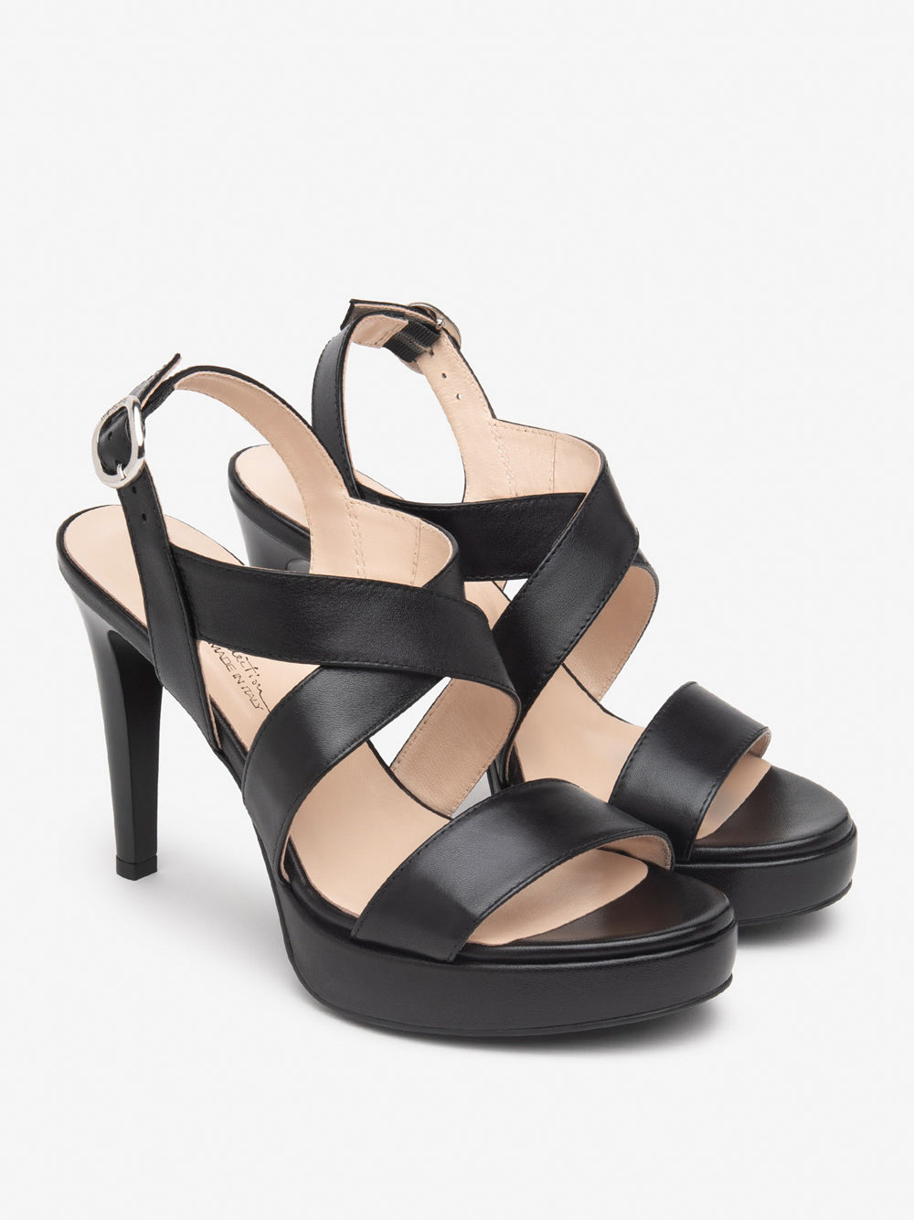 NERO GIARDINI Sandali con plateau Donna - Nero modello E513161DE