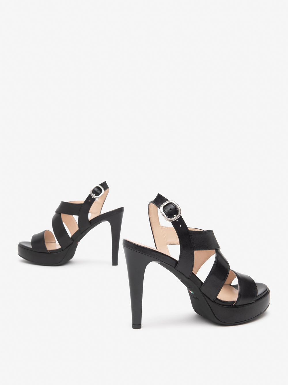NERO GIARDINI Sandali con plateau Donna - Nero modello E513161DE
