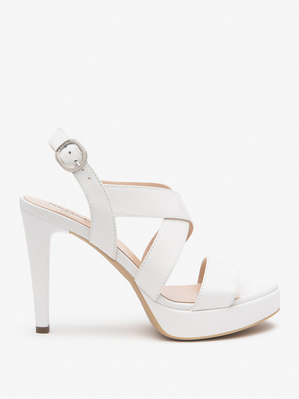 NERO GIARDINI Sandali con plateau Donna - Bianco modello E513161DE