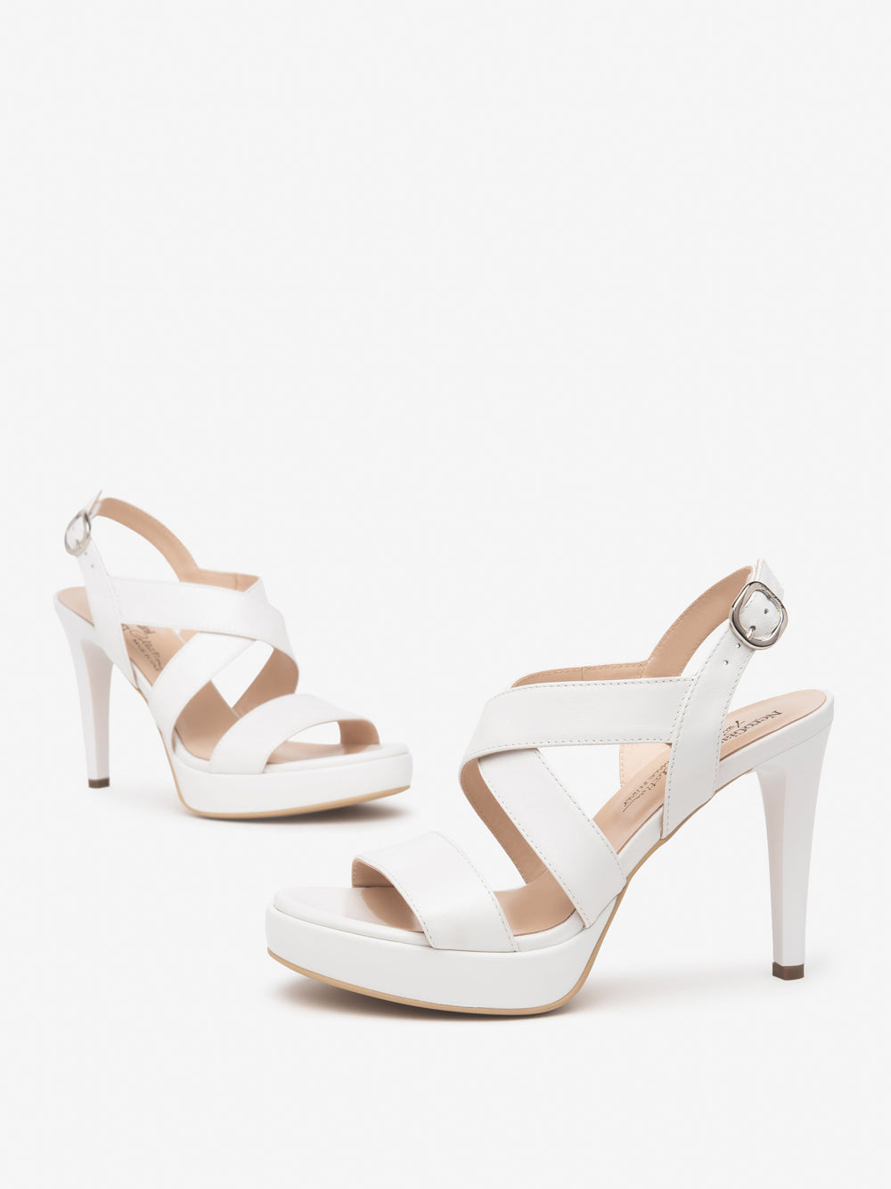 NERO GIARDINI Sandali con plateau Donna - Bianco modello E513161DE