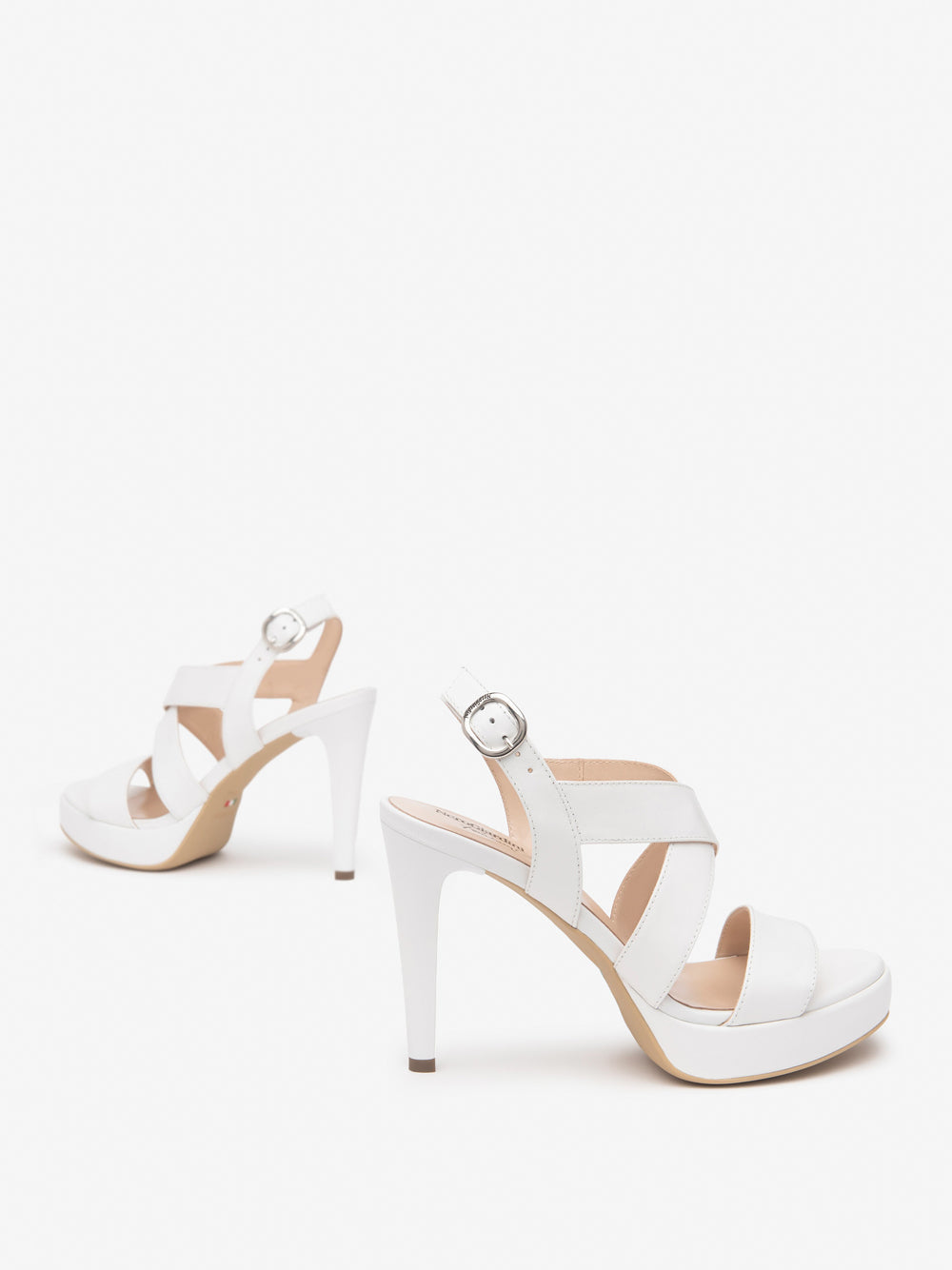 NERO GIARDINI Sandali con plateau Donna - Bianco modello E513161DE