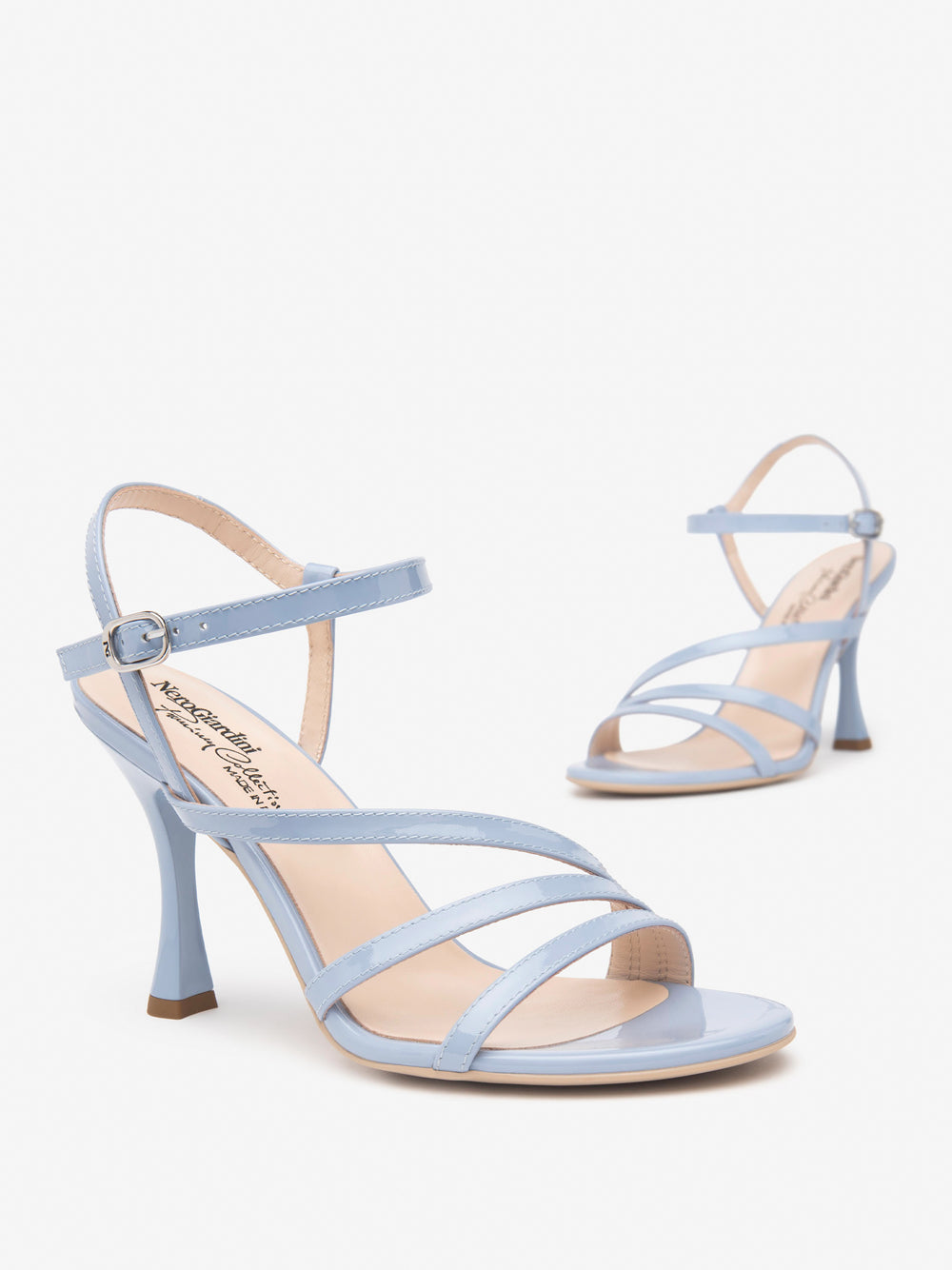 NERO GIARDINI Sandali con tacco Donna - Celeste modello E513192DE