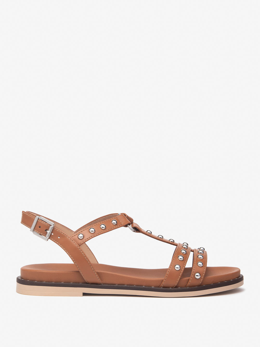 NERO GIARDINI Sandali con borchie Donna - Cuoio modello E513480D