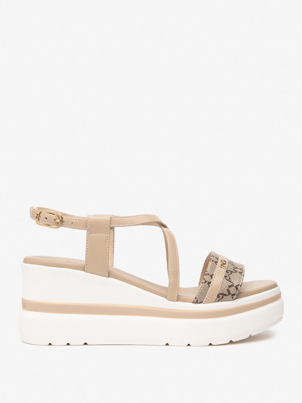 NERO GIARDINI Sandali con zeppa Donna - Beige modello E513512D