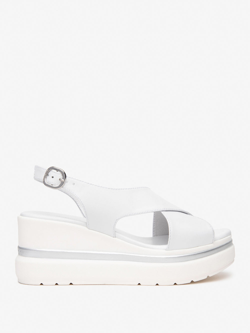 NERO GIARDINI Sandali con zeppa Donna - Bianco modello E513515D