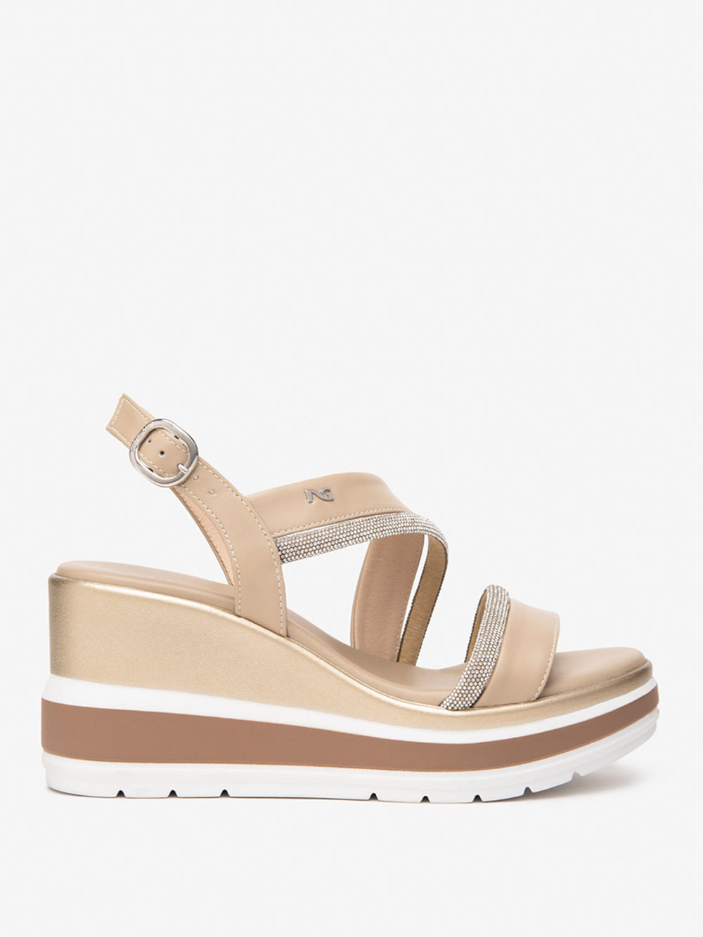 NERO GIARDINI Sandali con zeppa Donna - Bianco modello E513522D