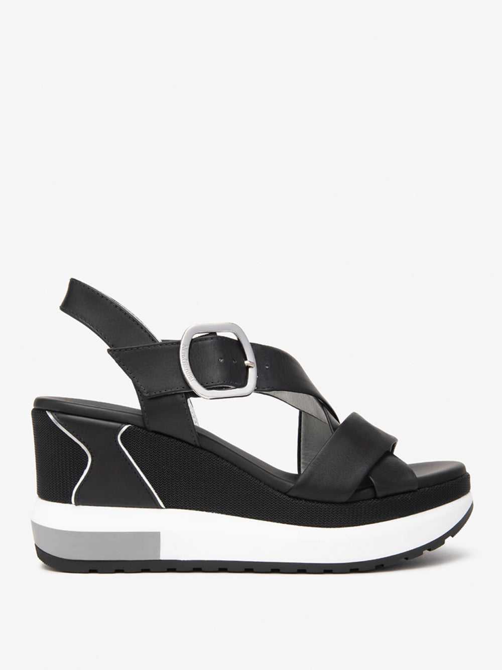 NERO GIARDINI Sandali con zeppa Donna - Nero modello E513604D