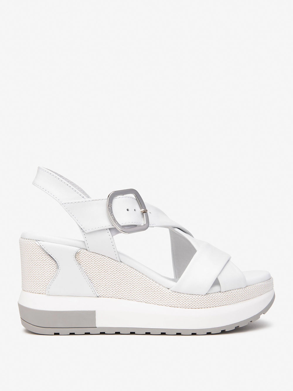 NERO GIARDINI Sandali con zeppa Donna - Bianco modello E513604D