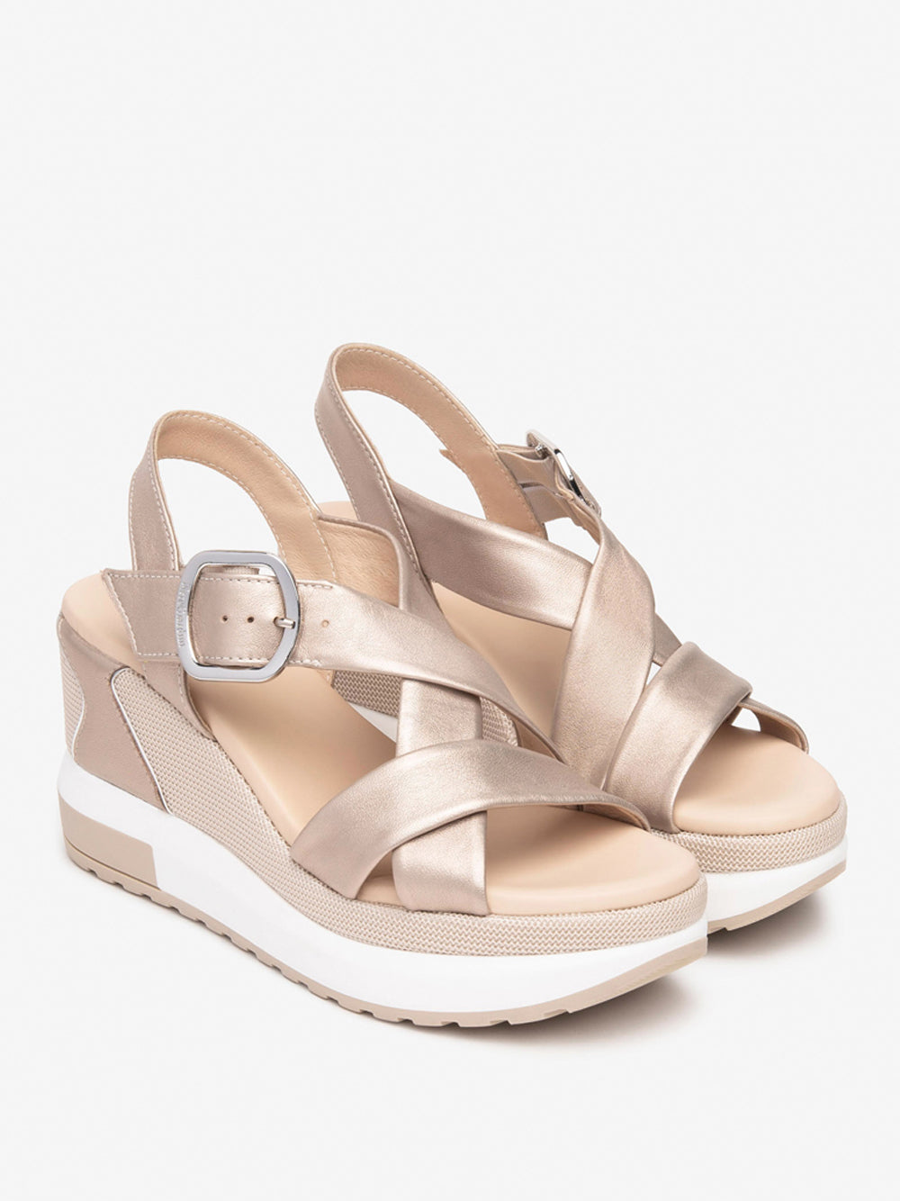NERO GIARDINI Sandali con zeppa Donna - Beige modello E513605D
