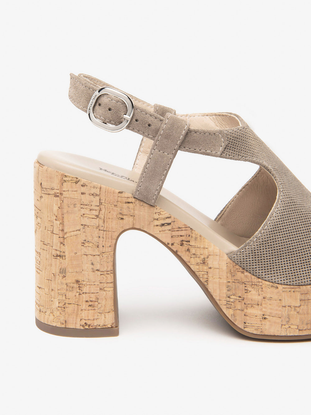 NERO GIARDINI Sandali con plateau Donna - Cuoio modello E513621D