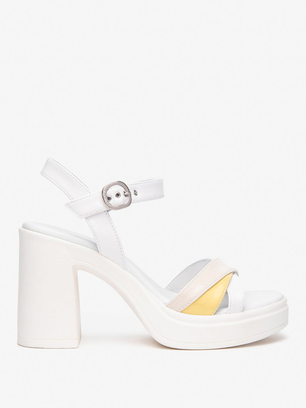 NERO GIARDINI Sandali con plateau Donna - Bianco modello E513662D