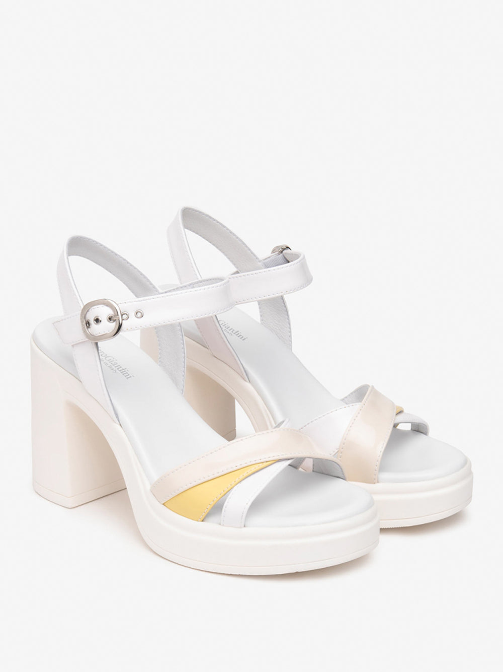 NERO GIARDINI Sandali con plateau Donna - Bianco modello E513662D