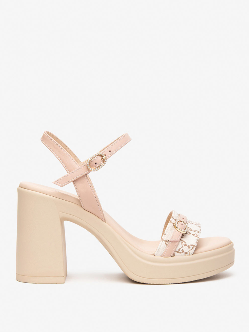 NERO GIARDINI Sandali con plateau Donna - Beige modello E513664D