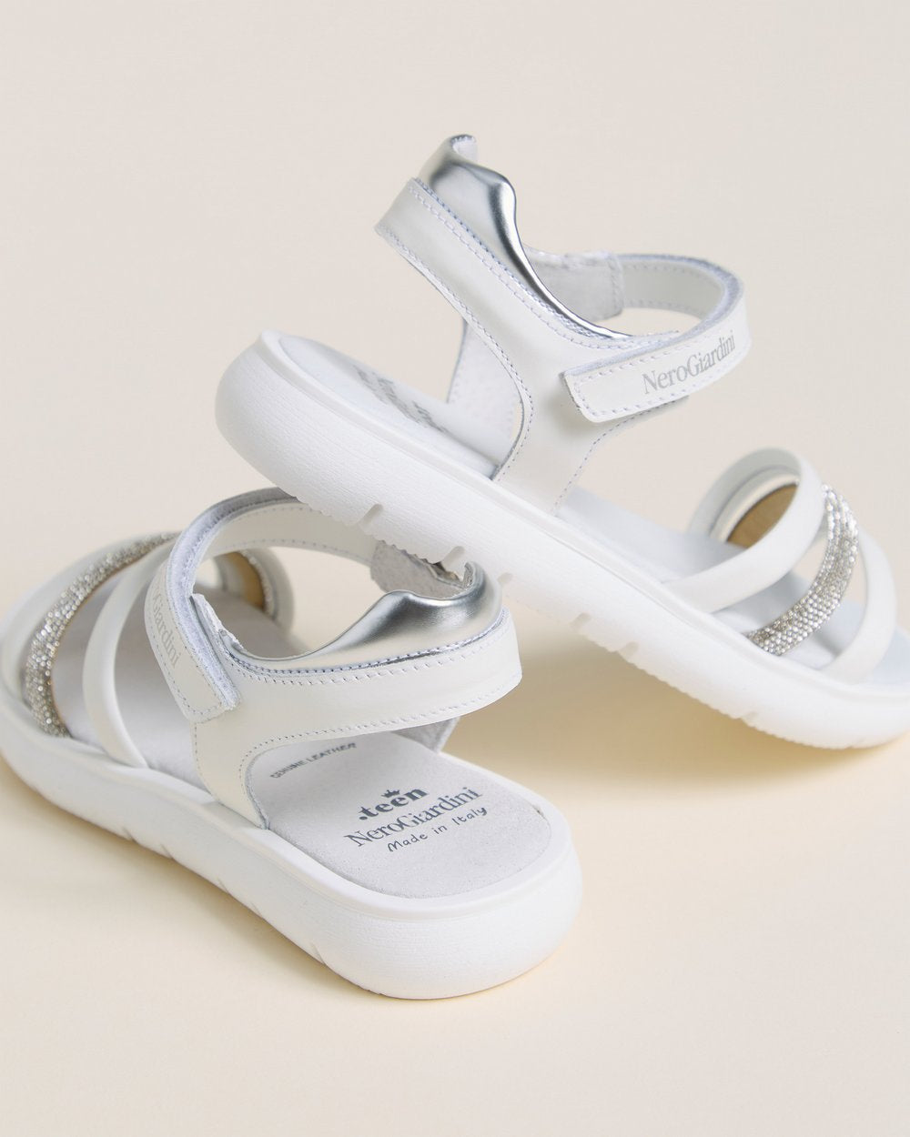 NERO GIARDINI JUNIOR Sandali Bambino - Bianco modello E533341F