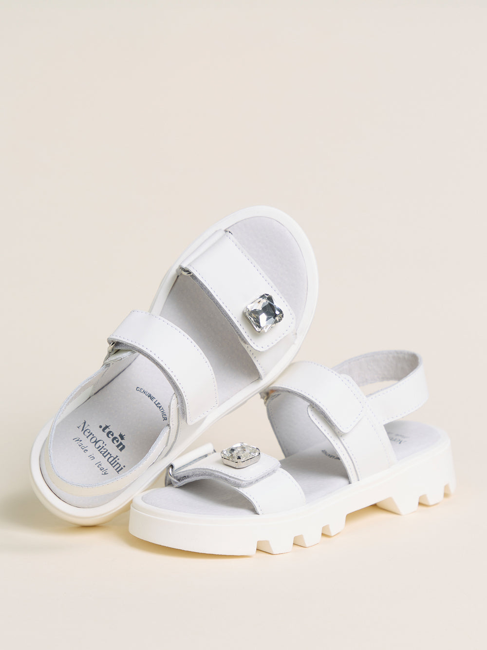 NERO GIARDINI JUNIOR Sandali Bambino - Bianco modello E533353F