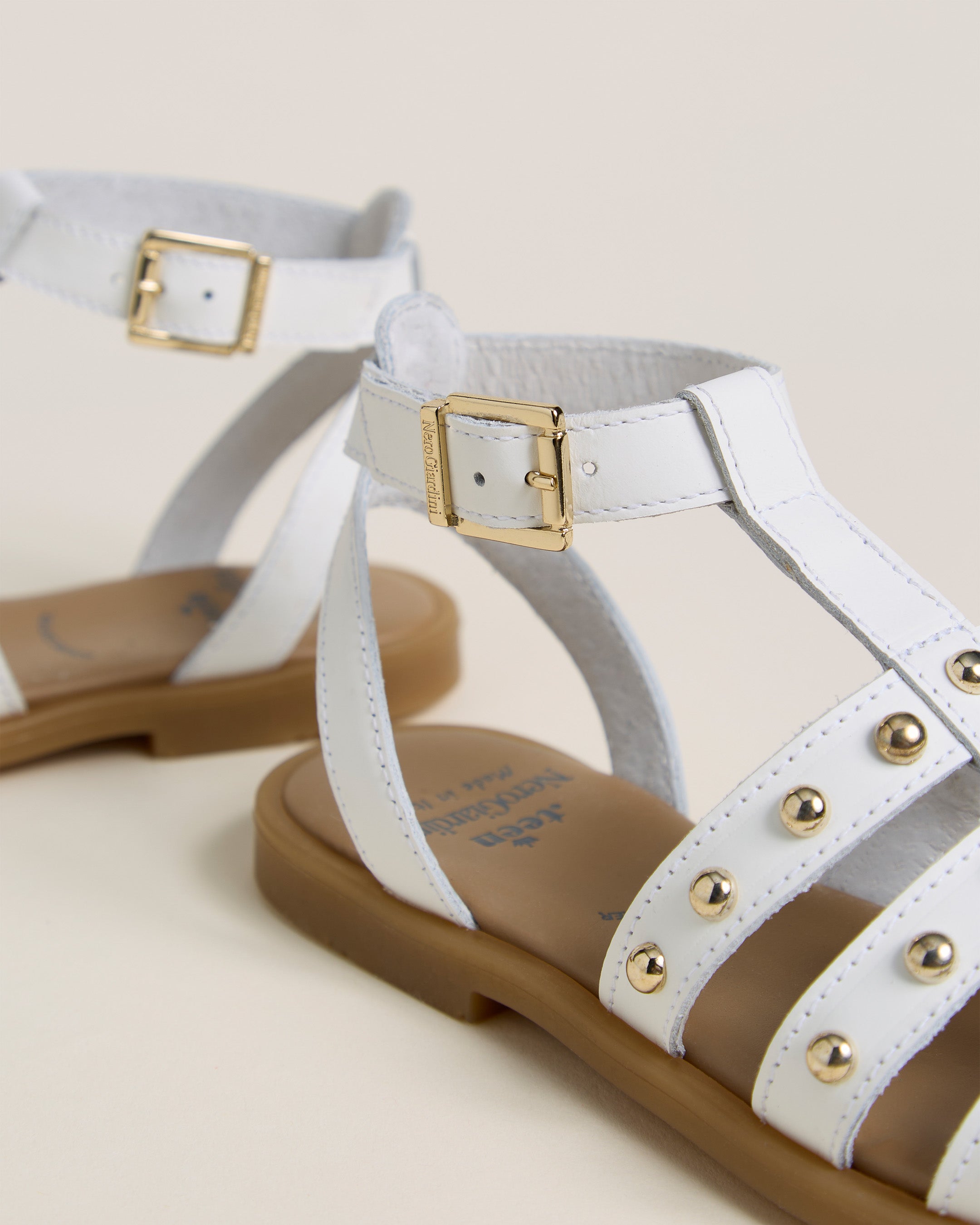 NERO GIARDINI JUNIOR Sandali Bambino - Bianco modello E533370F