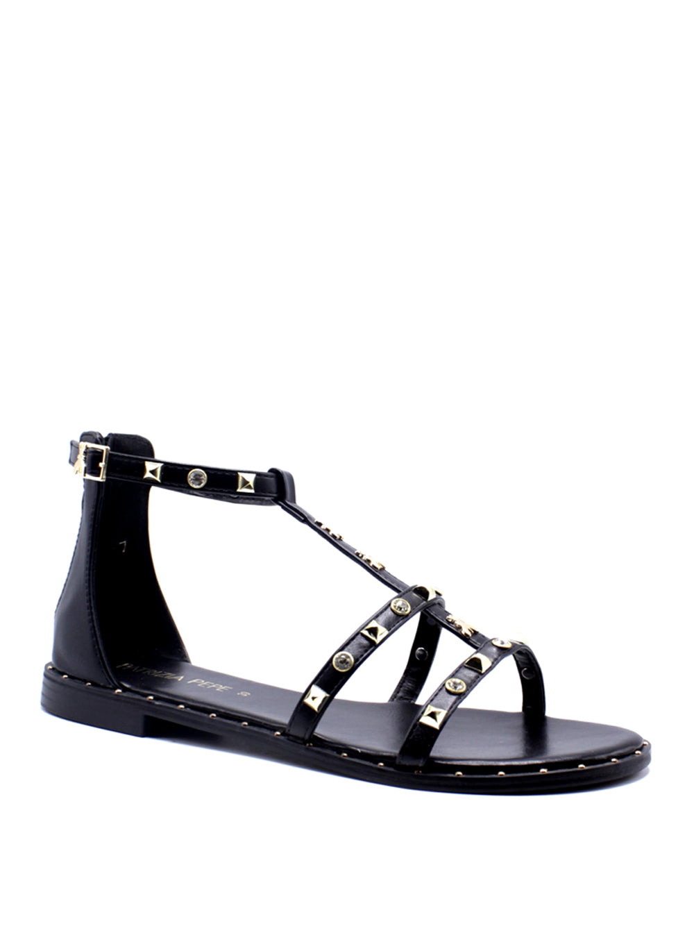 PATRIZIA PEPE Sandali con borchie Donna - Nero modello PJ343