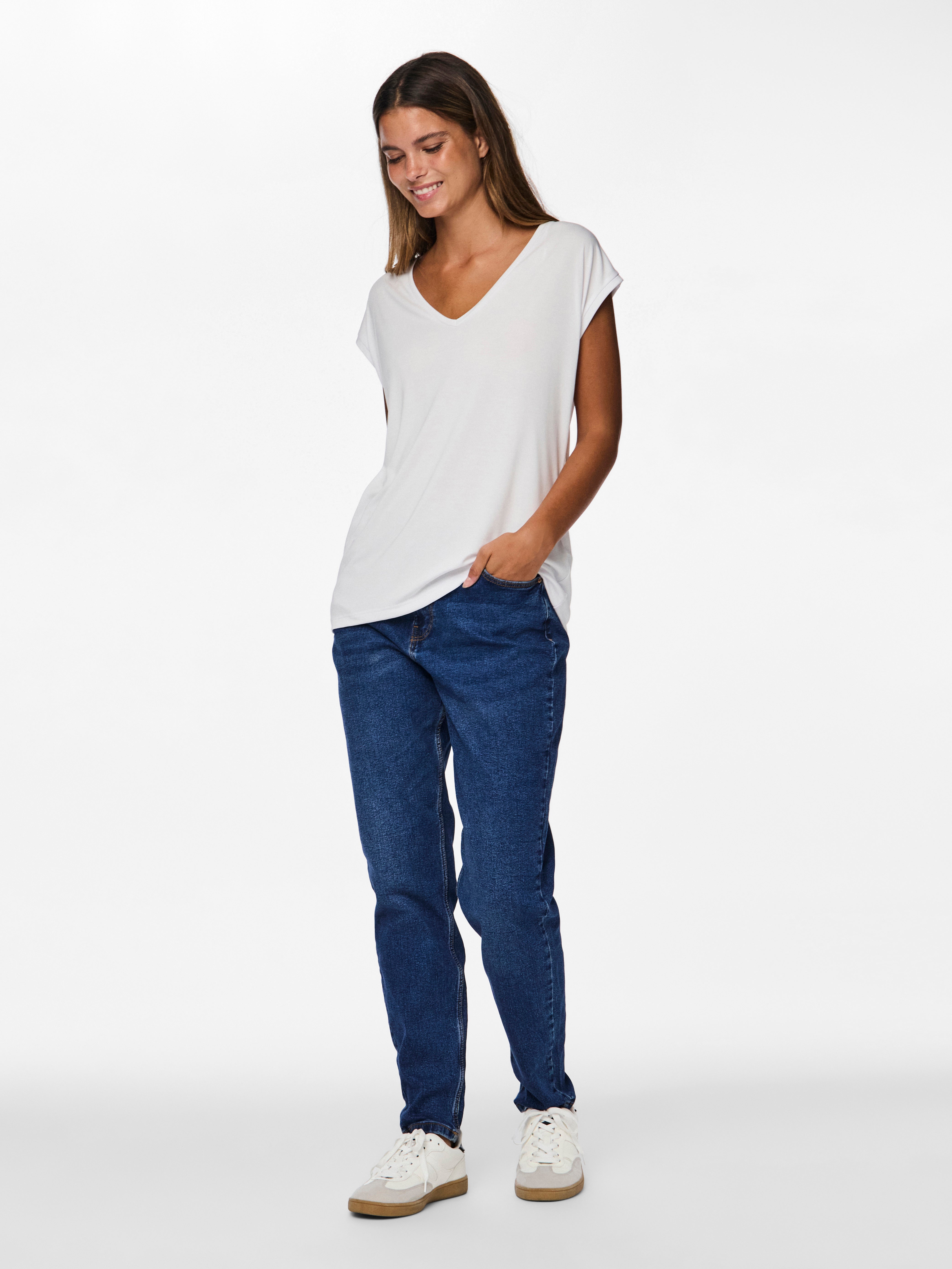 PIECES Top Donna - Bianco modello 17095260