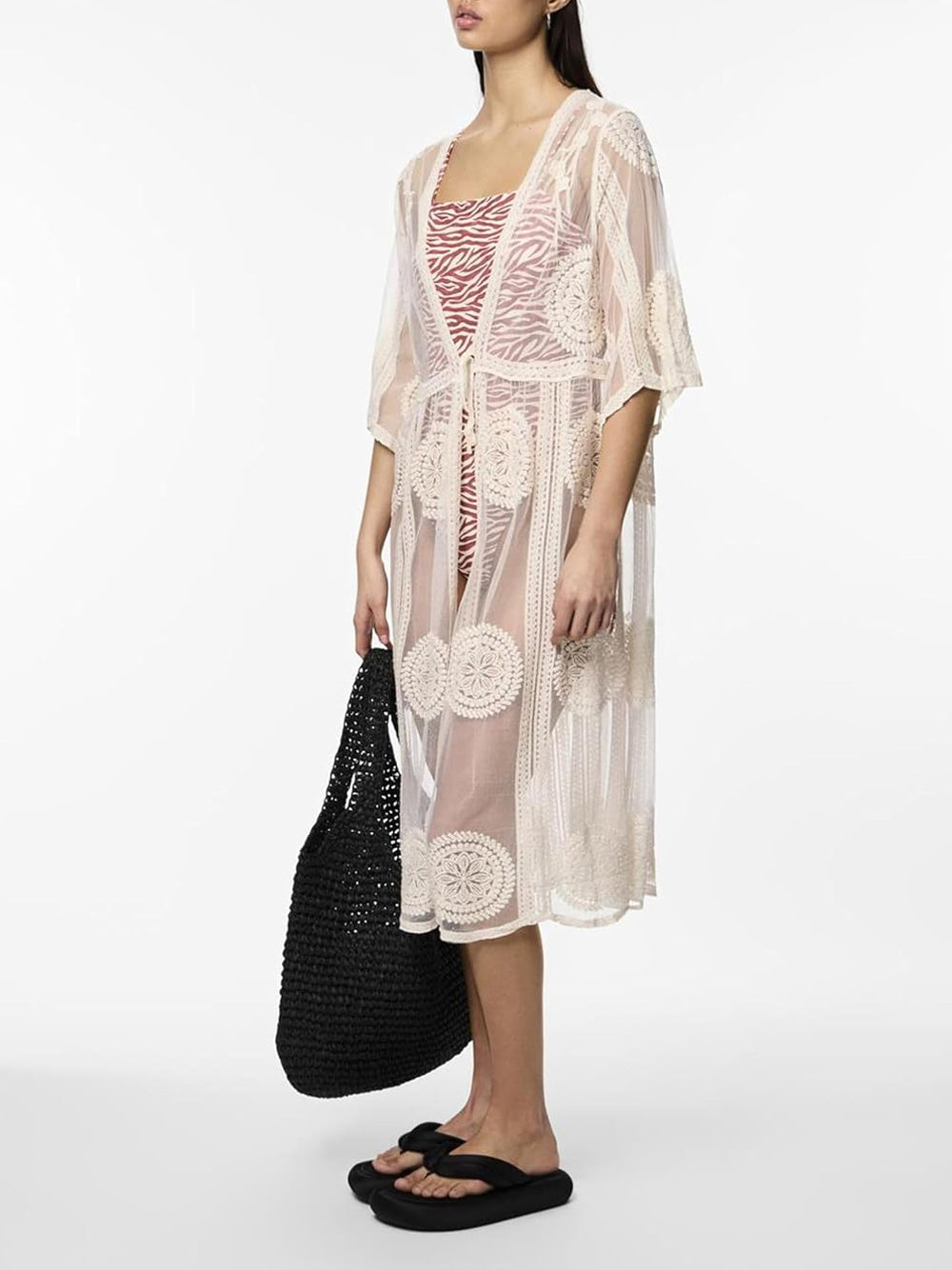 PIECES Abito Donna - Bianco modello 17148289