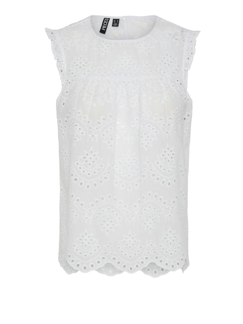 PIECES Canotta Donna - Bianco modello 17154746