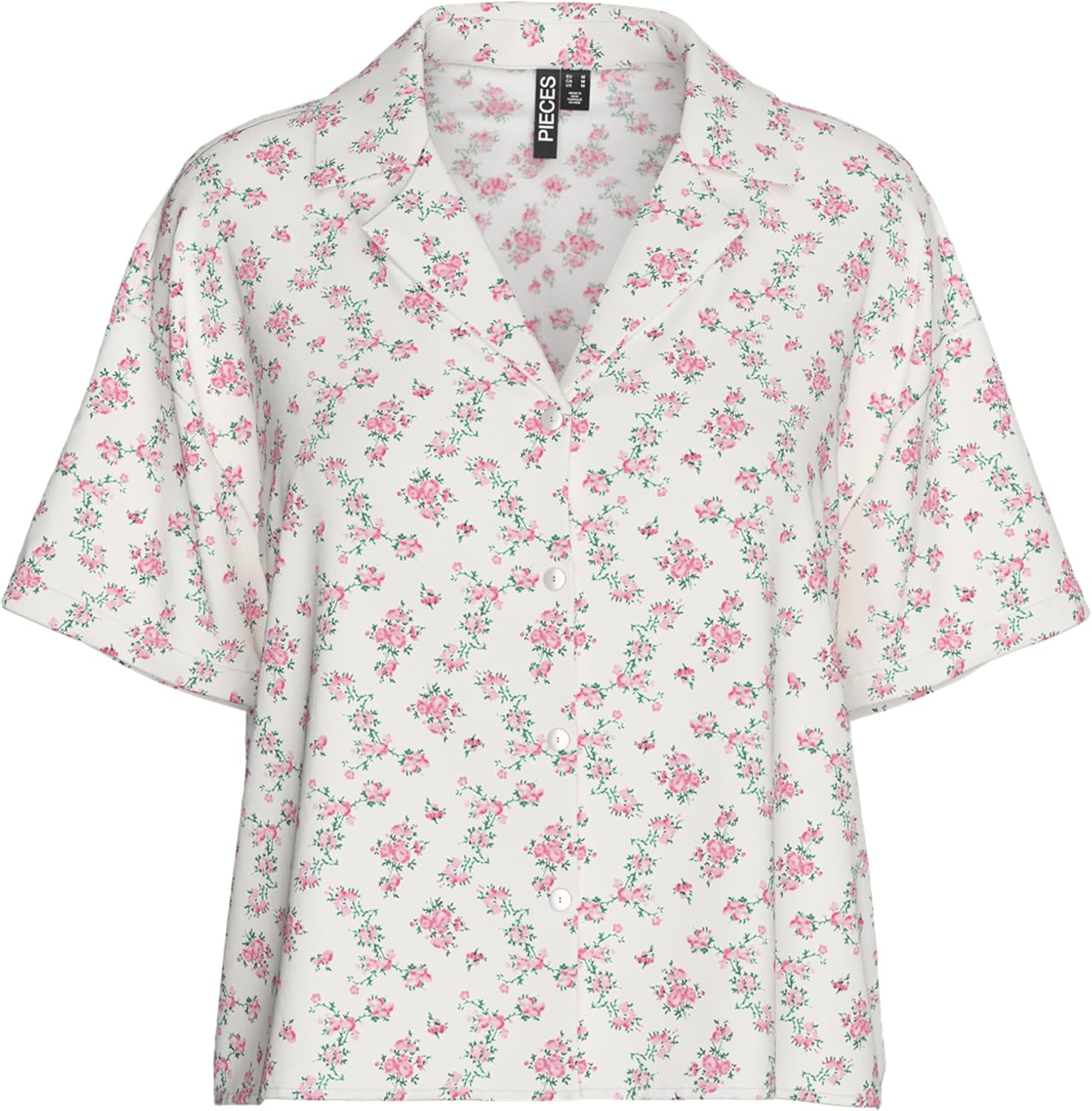 PIECES Camicia Donna - Bianco modello 17156468