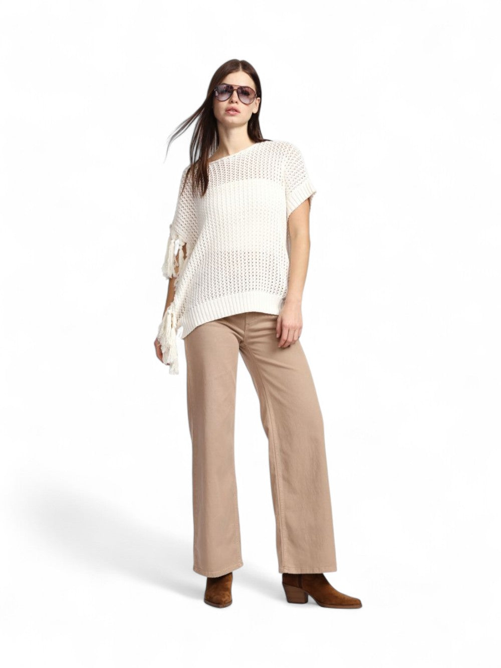 PLEASE Pantalone Donna - Bianco modello P3FWCJMN3N