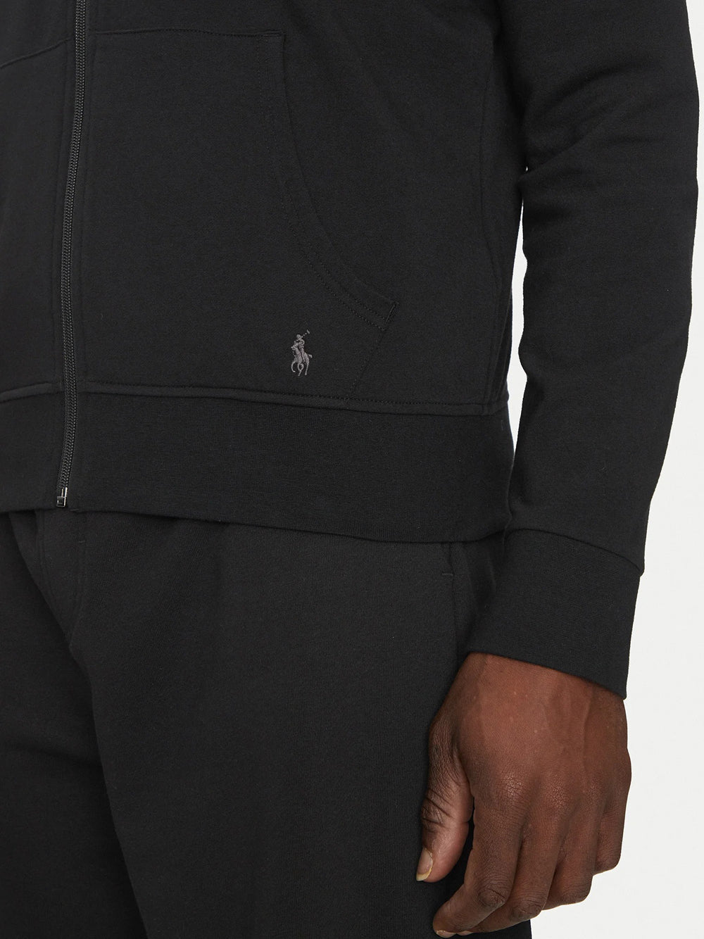 RALPH LAUREN Felpa con zip Uomo - Nero modello 714962527003