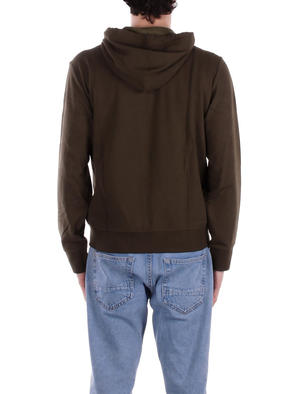 RALPH LAUREN Felpa con zip Uomo - Verde modello 714962527004