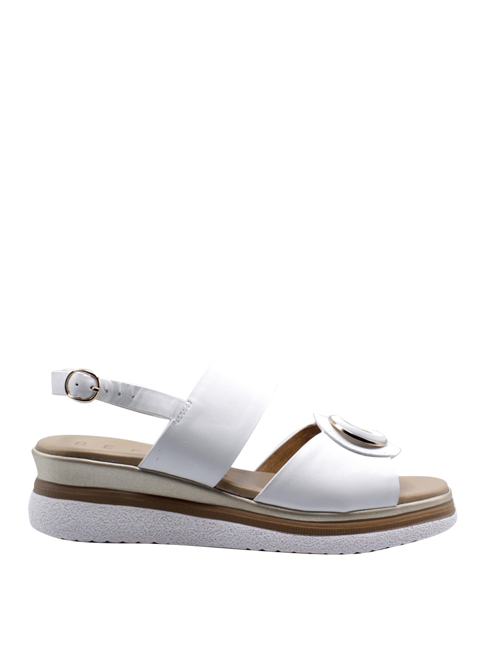 REPO Sandali con zeppa Donna - Bianco modello 10221