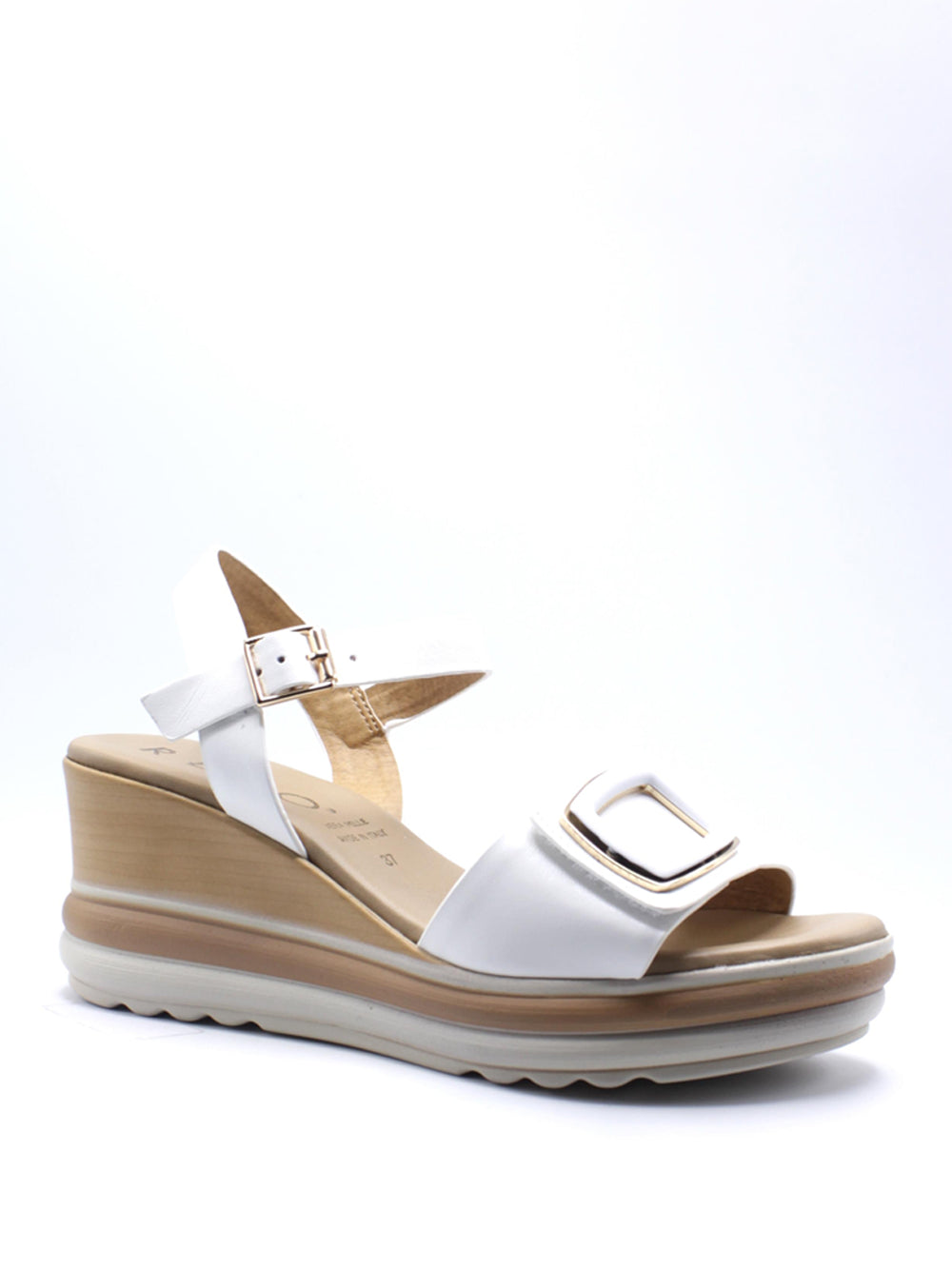 REPO Sandali con zeppa Donna - Bianco modello 20237