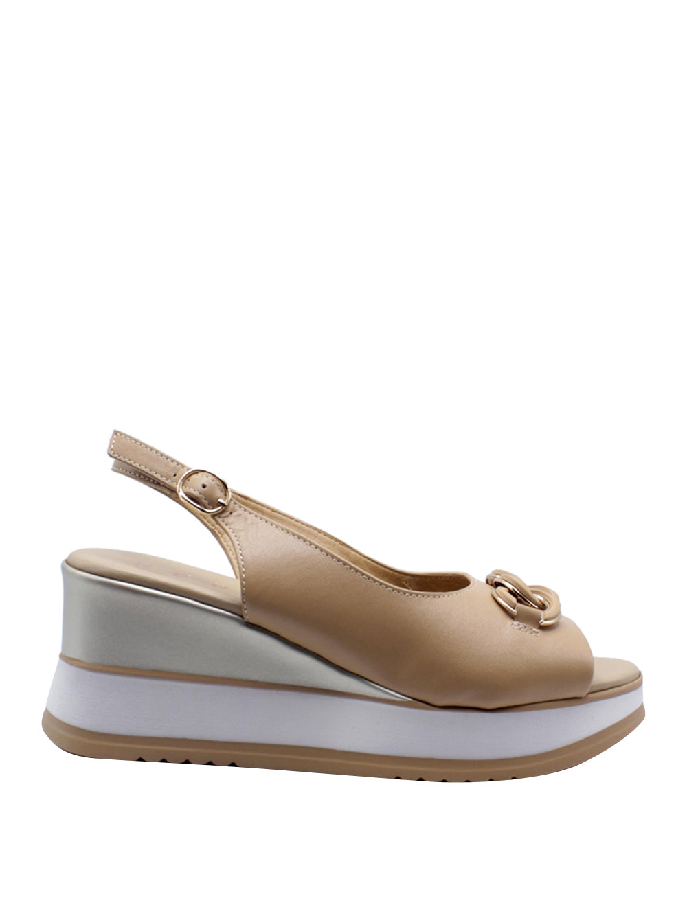 REPO Sandali con zeppa Donna - Camel modello 21243