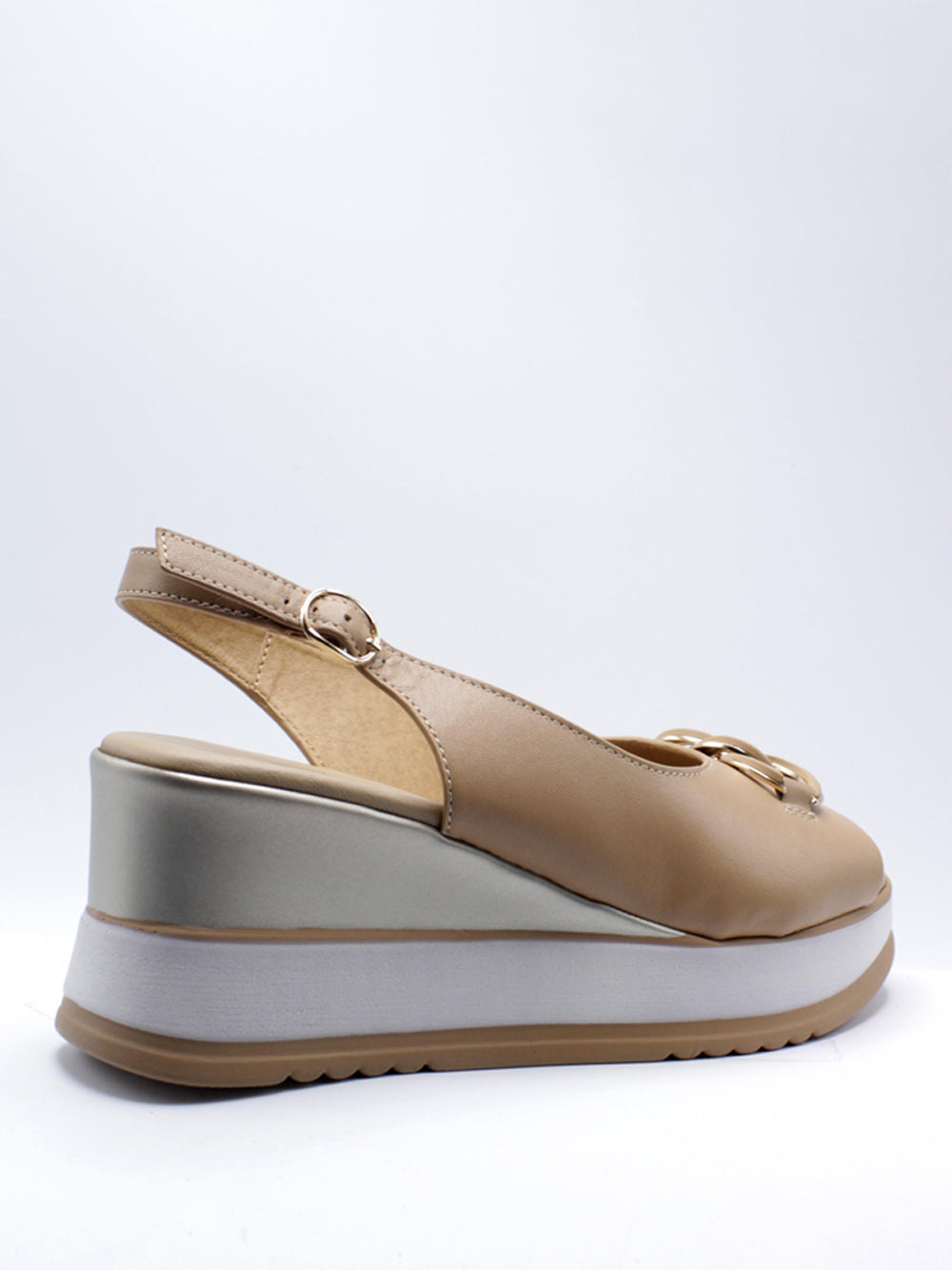 REPO Sandali con zeppa Donna - Camel modello 21243