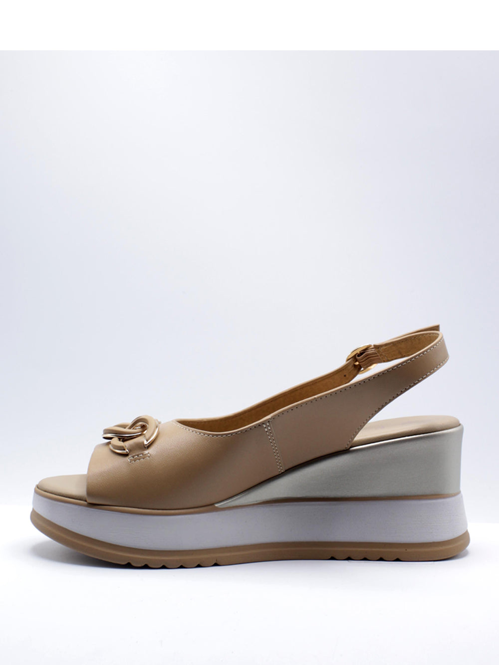 REPO Sandali con zeppa Donna - Camel modello 21243