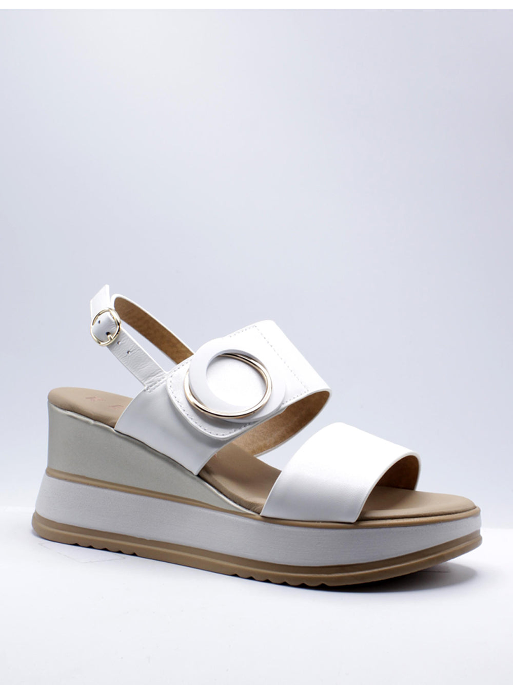REPO Sandali con zeppa Donna - Bianco modello 21245