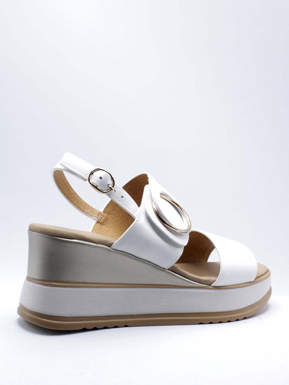 REPO Sandali con zeppa Donna - Bianco modello 21245