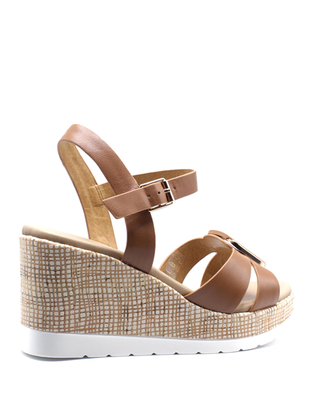 REPO Sandali con zeppa Donna - Cuoio modello 51425