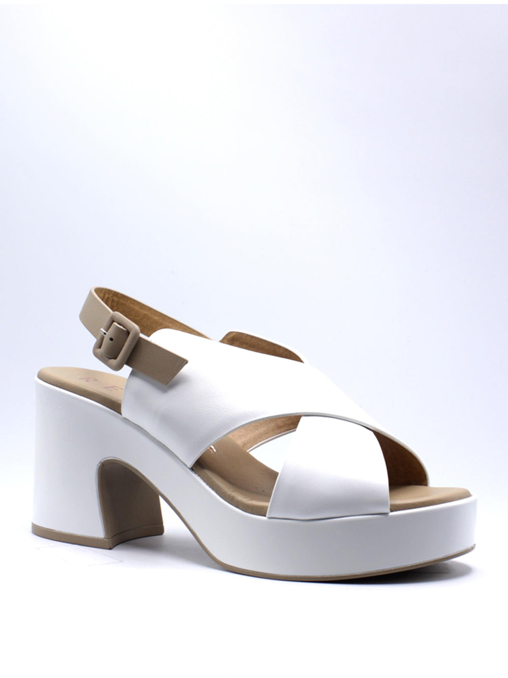REPO Sandali con tacco Donna - Bianco modello 57274