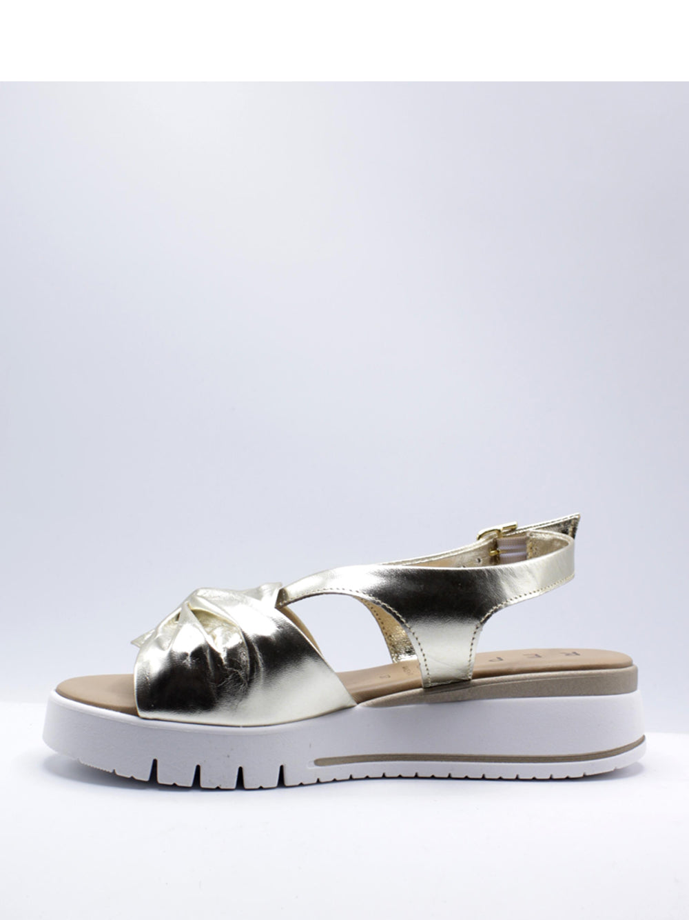REPO Sandali con zeppa Donna - Oro modello 81256