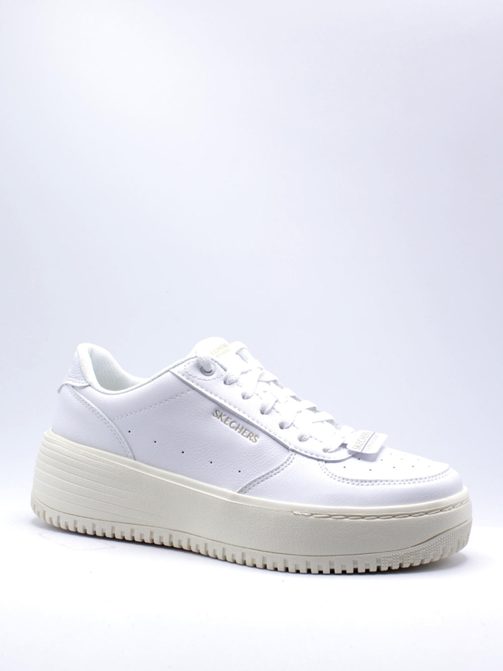 SKECHERS Sneakers platform Donna - Bianco modello 185110