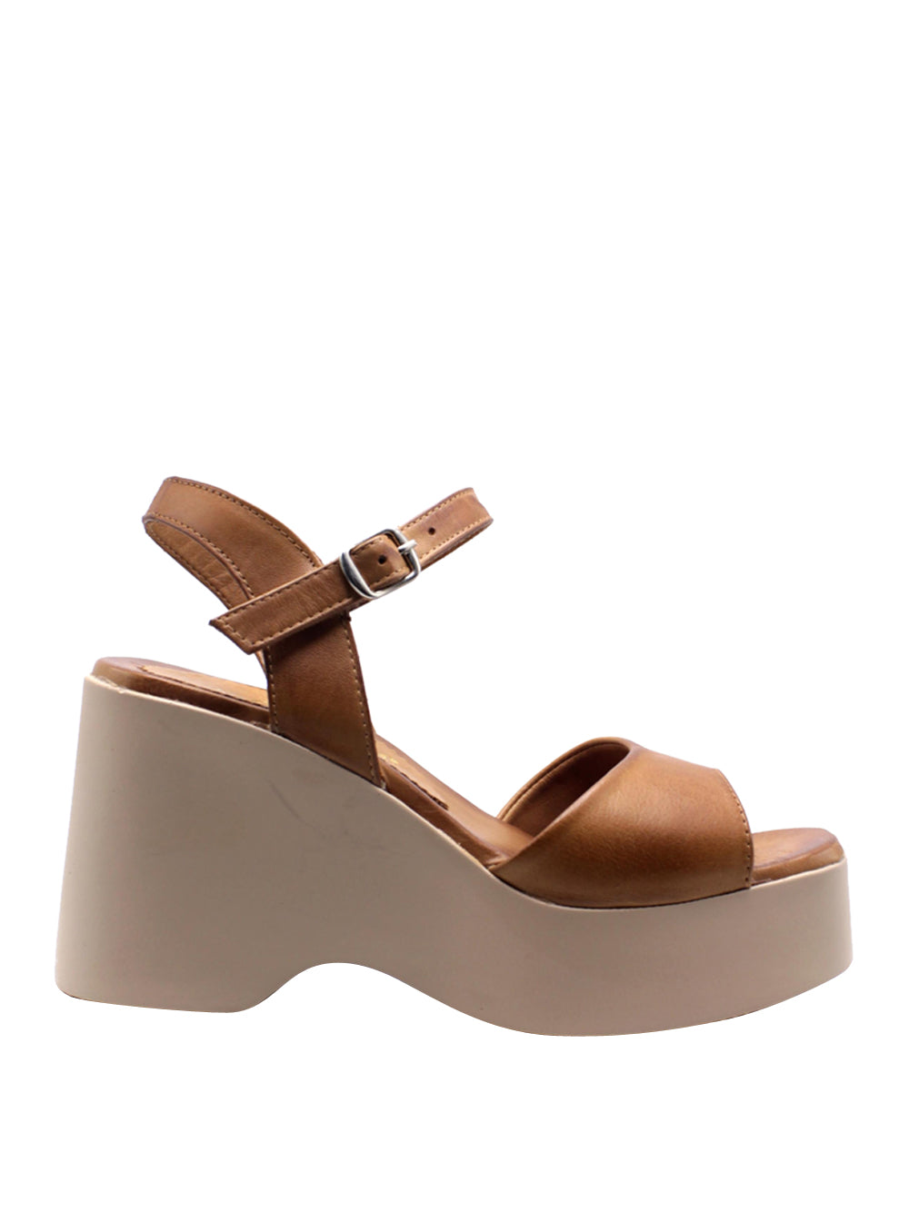 SOFIA MARE Sandali con zeppa Donna - Cuoio modello 11876