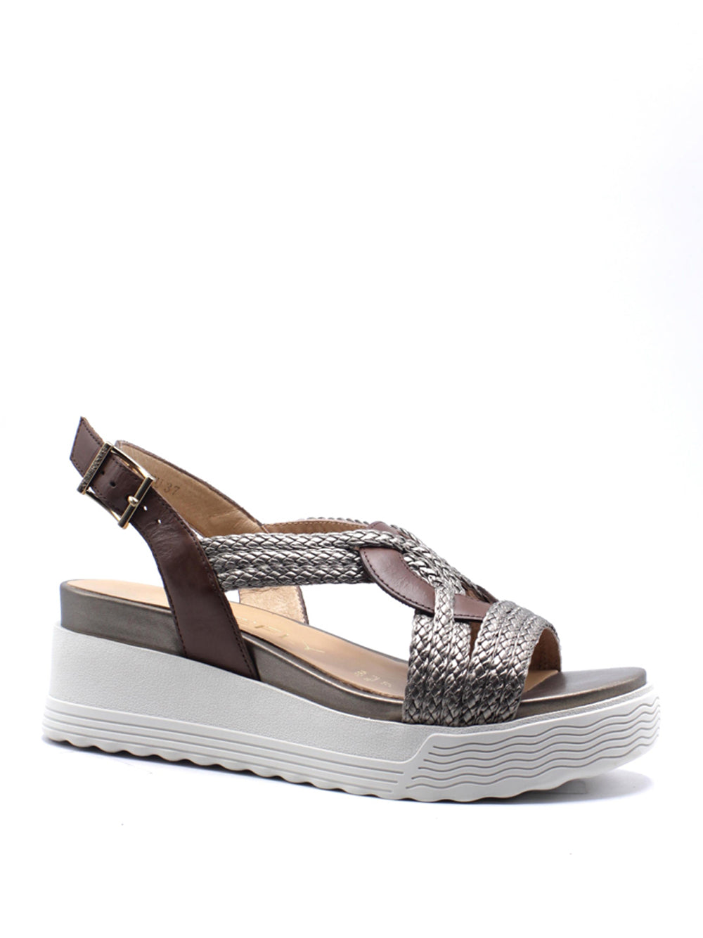 STONEFLY Sandali con zeppa Donna - Marrone modello 220895