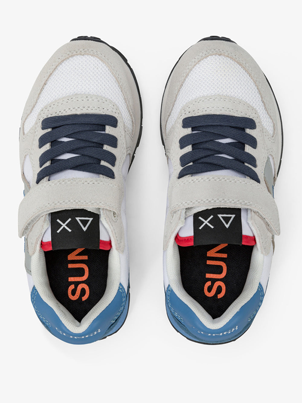 SUN68 Sneakers con strappi Uomo - Bianco modello Z35311K